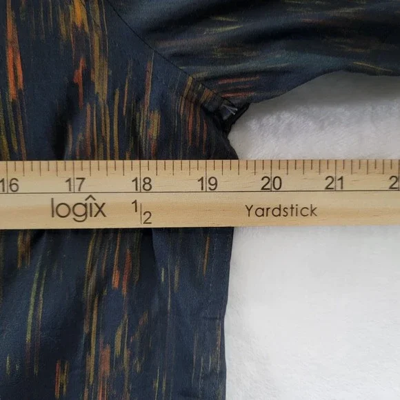 GOOD MAN BRAND Long Sleeve Button Up Shirt Size Small Black / Orange Top NWOT - Picture 15 of 16